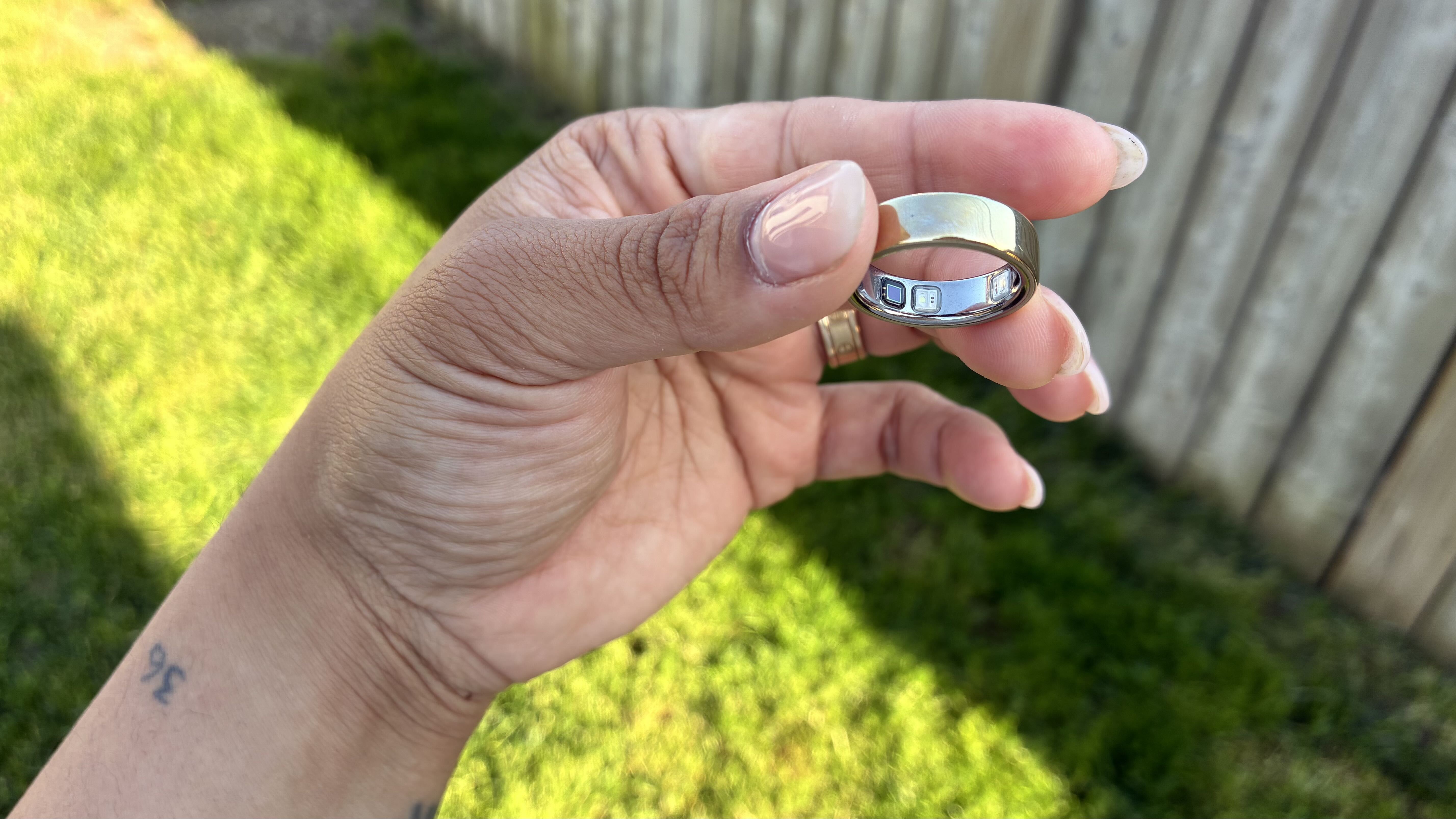 Holding the Oura Ring 5