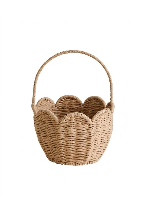Woven Scallop Basket