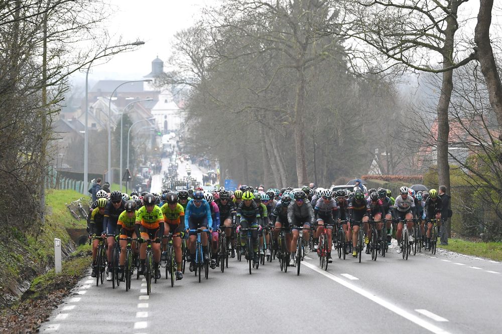 The peloton in action at Tour of Flanders