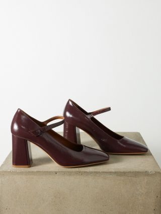 Isa Mary Jane Leather Pumps