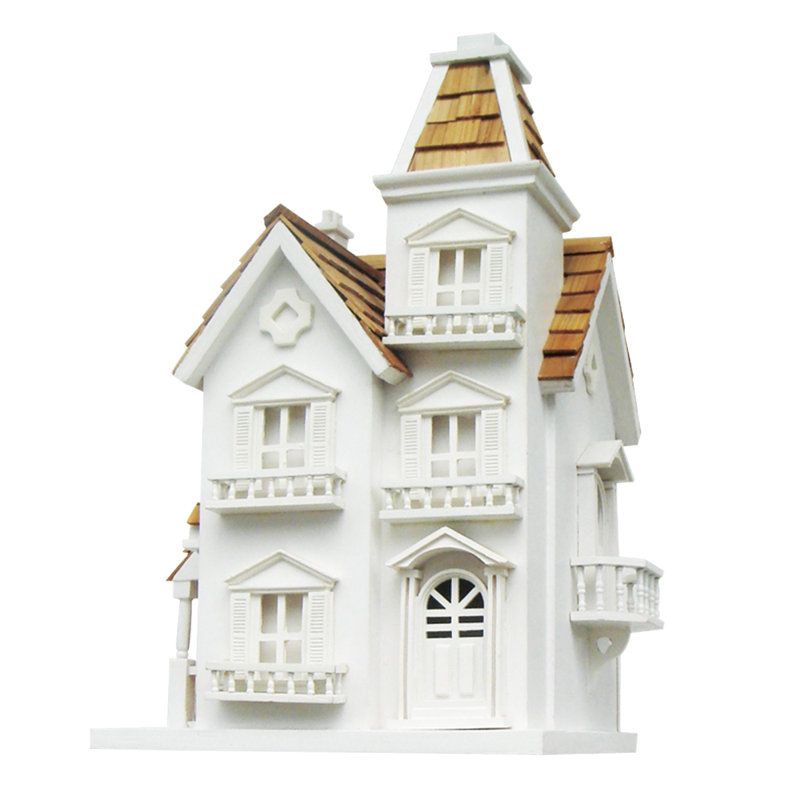 Home Bazaar Classic Series Victorian Manor 15'' H X 10'' W X 9'' D Birdhouse & Reviews | Wayfair