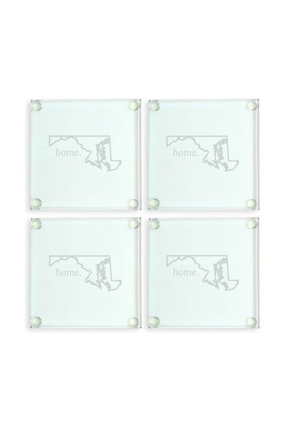 Cathy's Concepts 'Home State' Glass Coasters