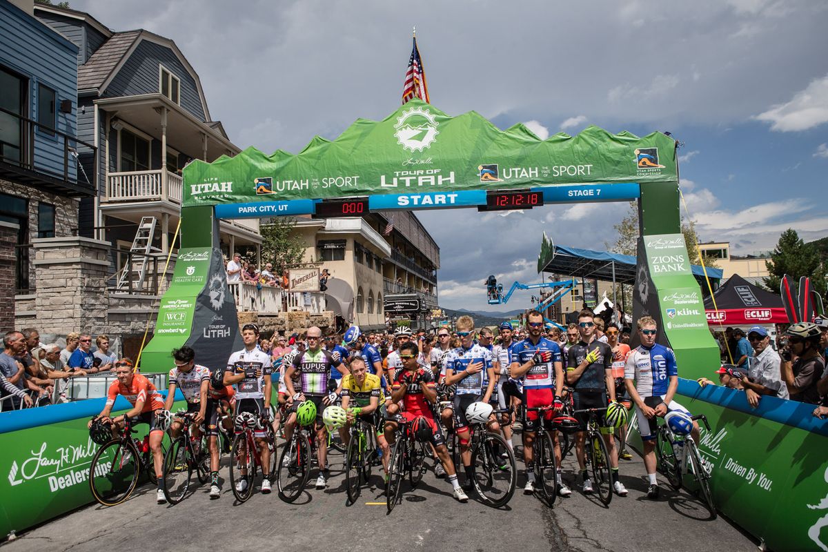 Riders take to the start line in Park City