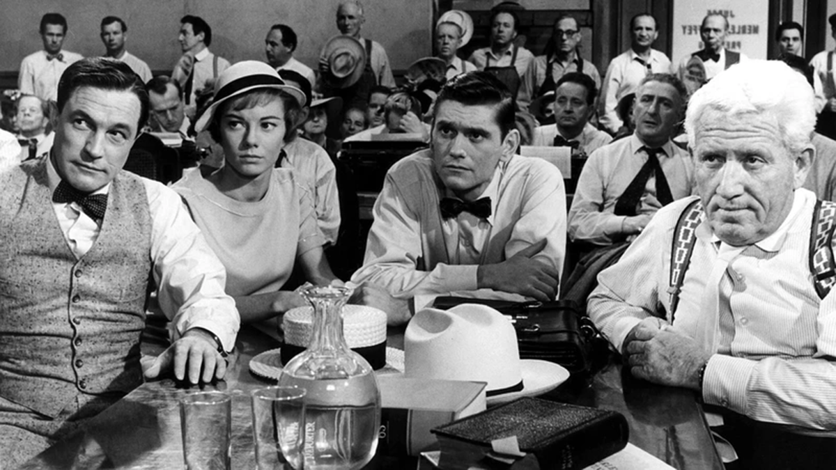 The cast of Inherit the Wind