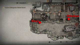 Silent hill f school key map