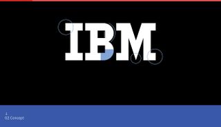 Landing page design - IBM Plex