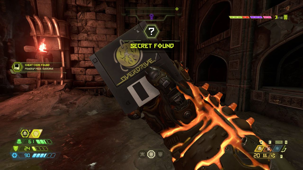 doom eternal cheat codes - powerup mode overdrive - taras nabad