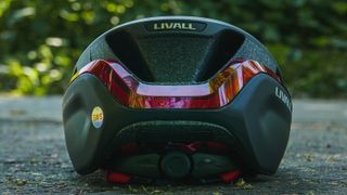Rear view of Livall EVO21 Smart Helmet