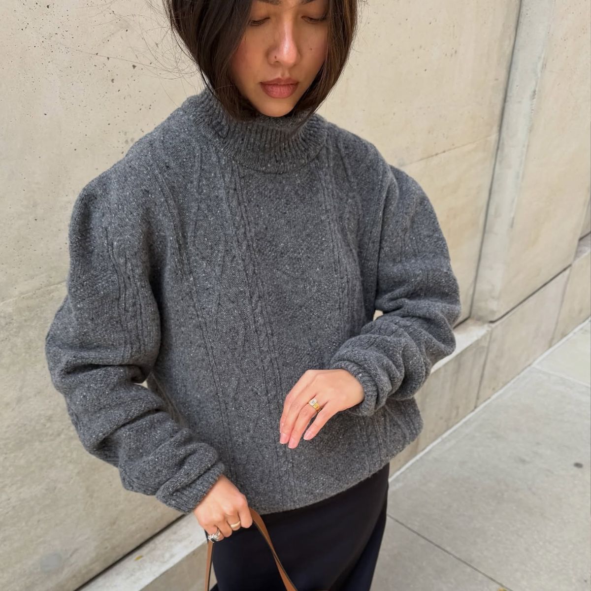 Sorry, V-Necks—This Warmer, More Elevated Jumper Trend Is My Go-To for Looking Chic in Winter image