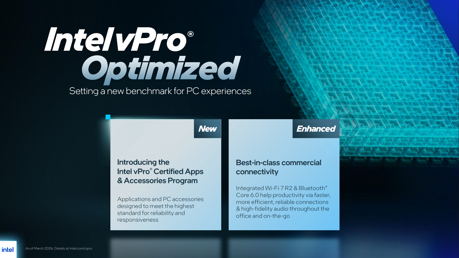 تفاصيل حول إنتل vPro.