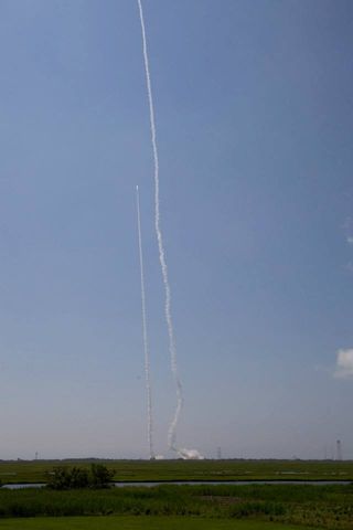 Dual Rocket Launches Mark Fourth of July