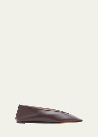 Luna Calfskin Ballerina Flats