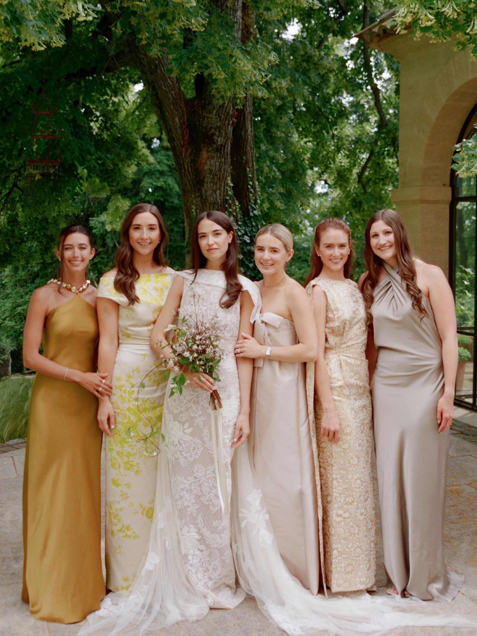 Abbie and her bridesmaids.