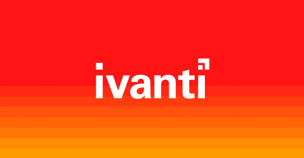 Ivanti logo in white text on an orange background