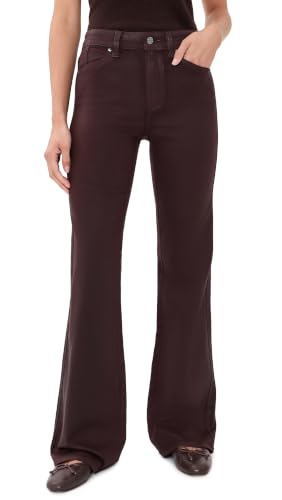 Paige Women's Coated Sofia Flared Jeans, Wild Mulberry Luxe Coating, 28