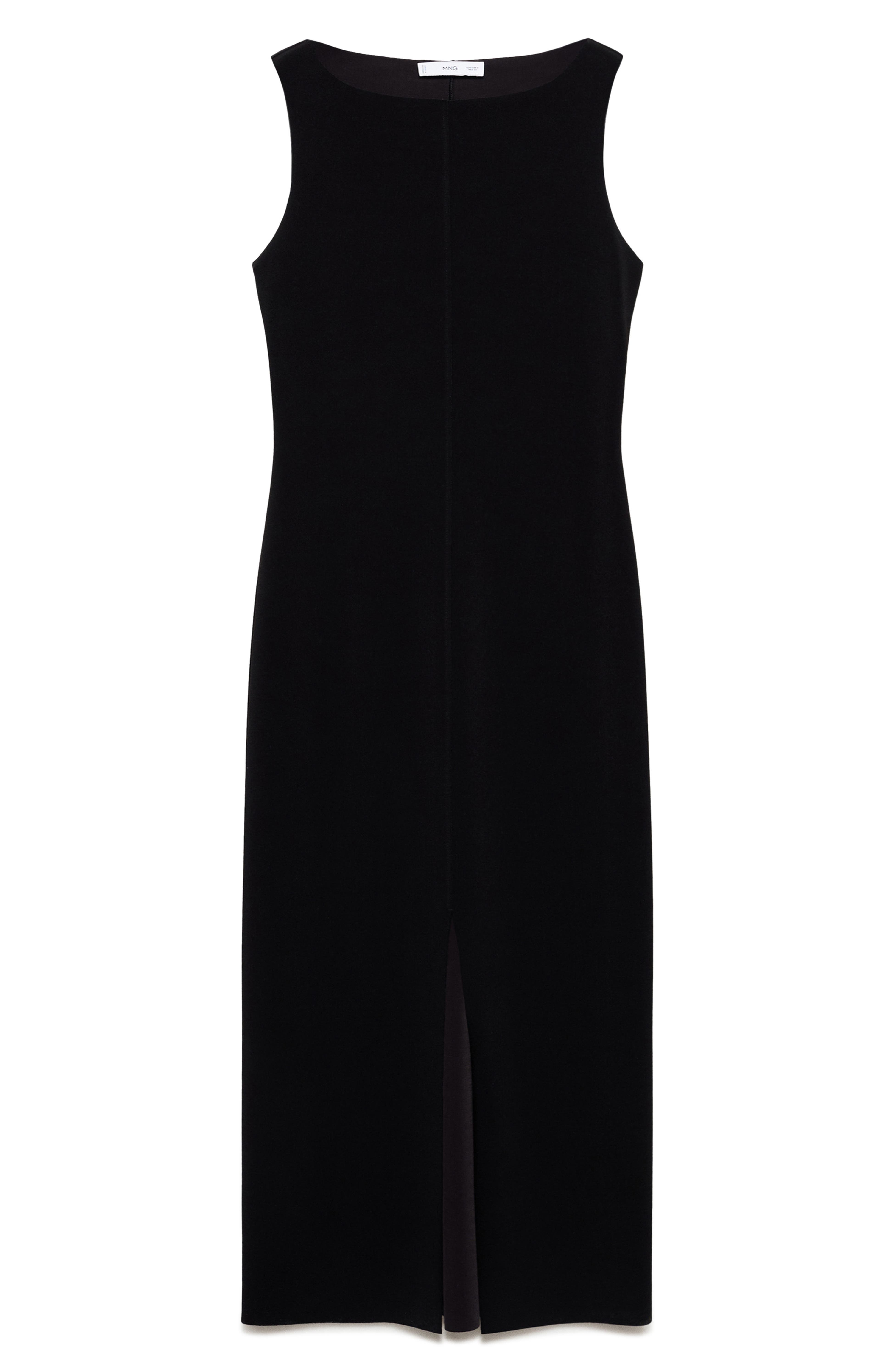 MANGO, Bateau Neck Sleeveless Maxi Dress