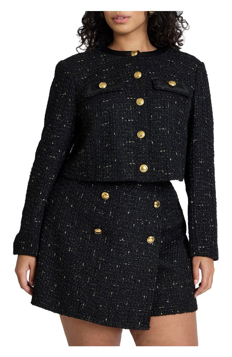 Cropped Tweed Jacket