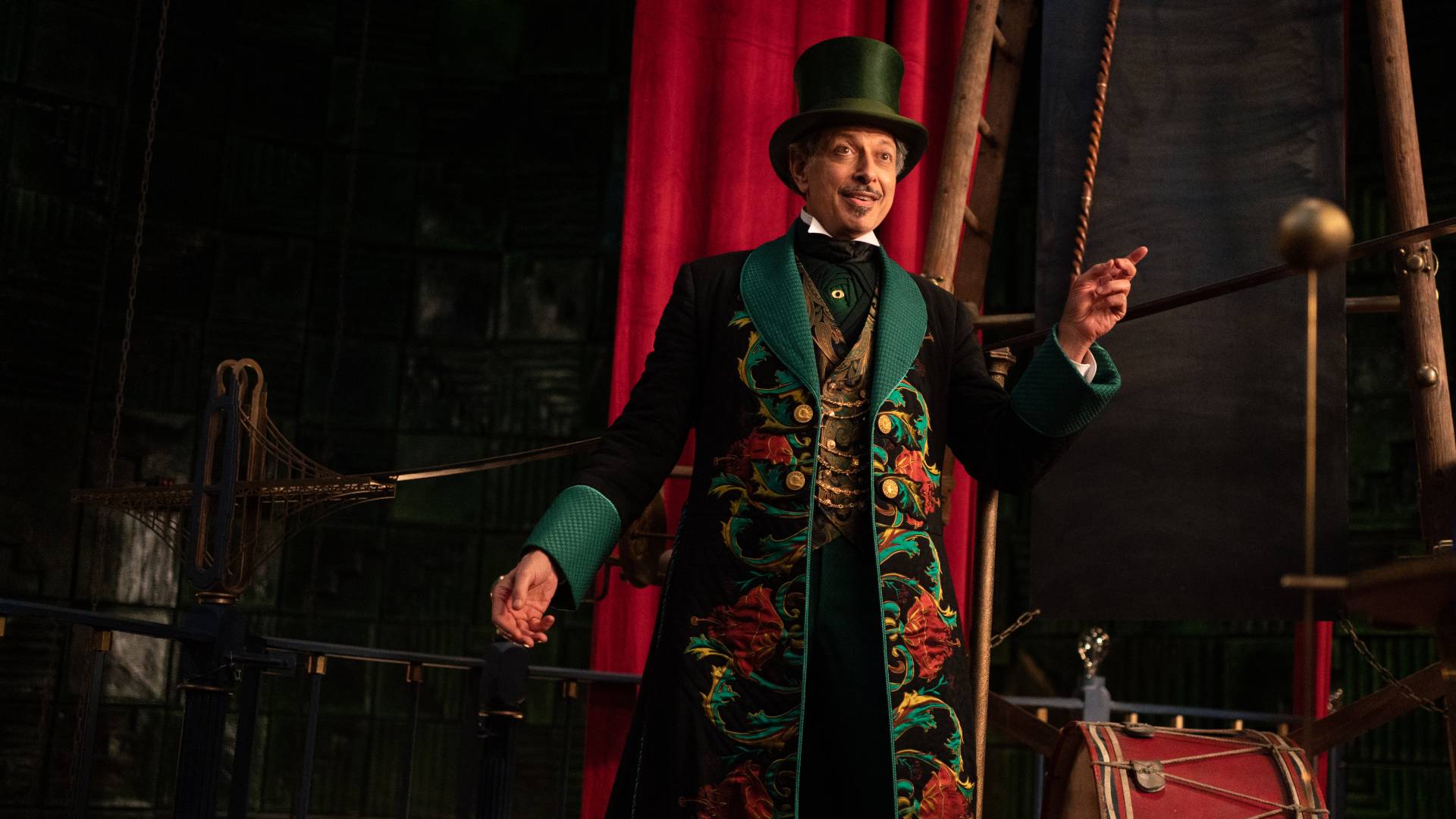 Jeff Goldblum as the Wizard in Wicked: For Good