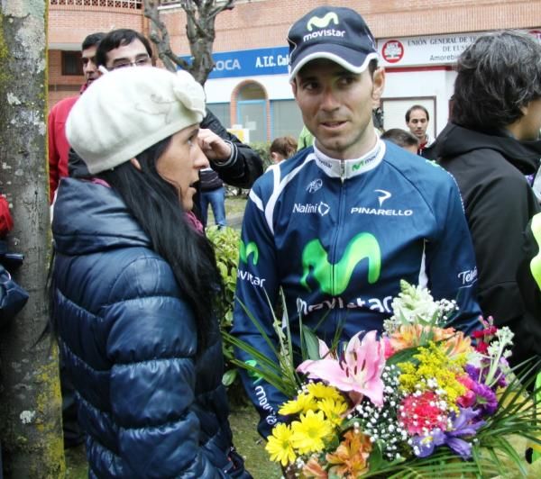 Alejandro Valverde (Movistar) after his second place finish.