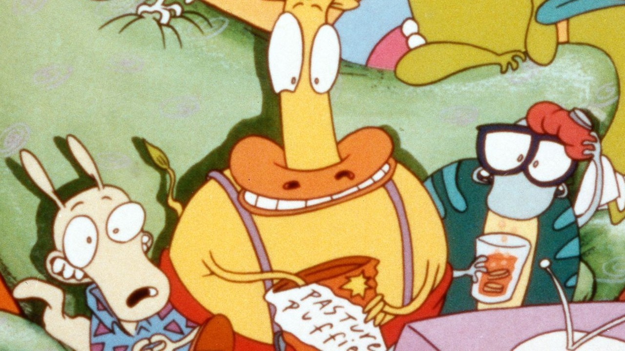 The characters on Rocko's Modern Life