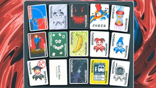 A screenshot from Balatro showing a selection of Joker cards.