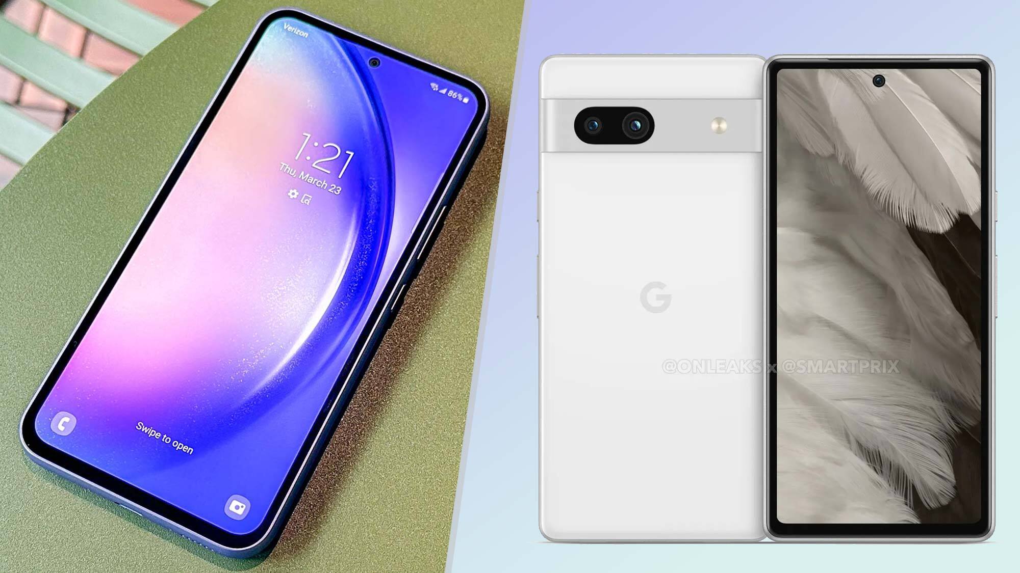 Google Pixel 7a vs Samsung Galaxy A54 5G: Battle of the best