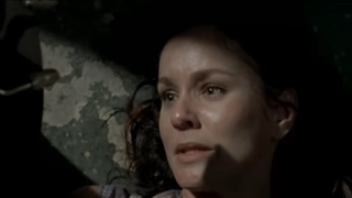 Lori in The Walking Dead before her death.