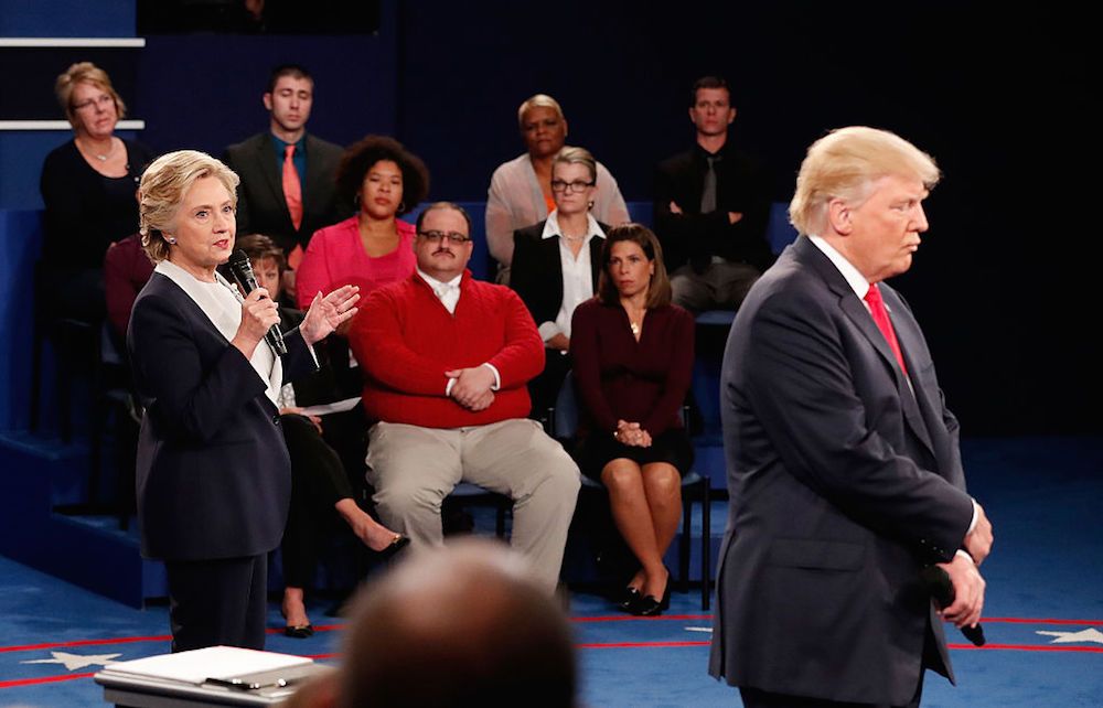 Clinton, Trump, Bone at debate