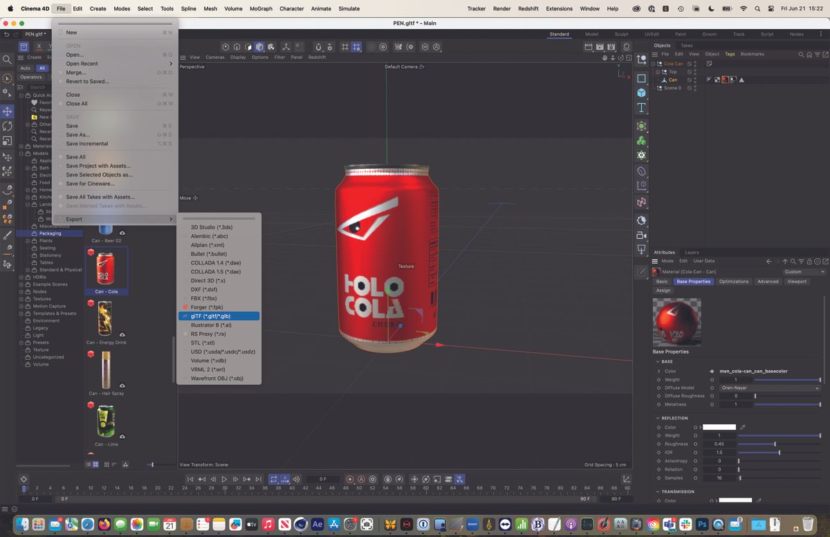 How to take a 3D asset from Cinema 4D to After Effects