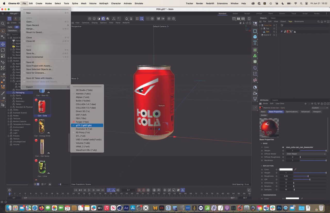 How to take a 3D asset from Cinema 4D to After Effects
