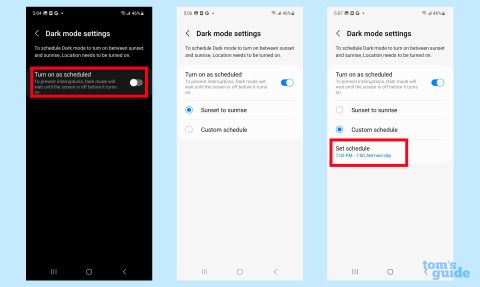 How To Manage Dark Mode On The Galaxy S23 Tom S Guide How To Manage Dark Mode On The Galaxy S23 Tom S Guide