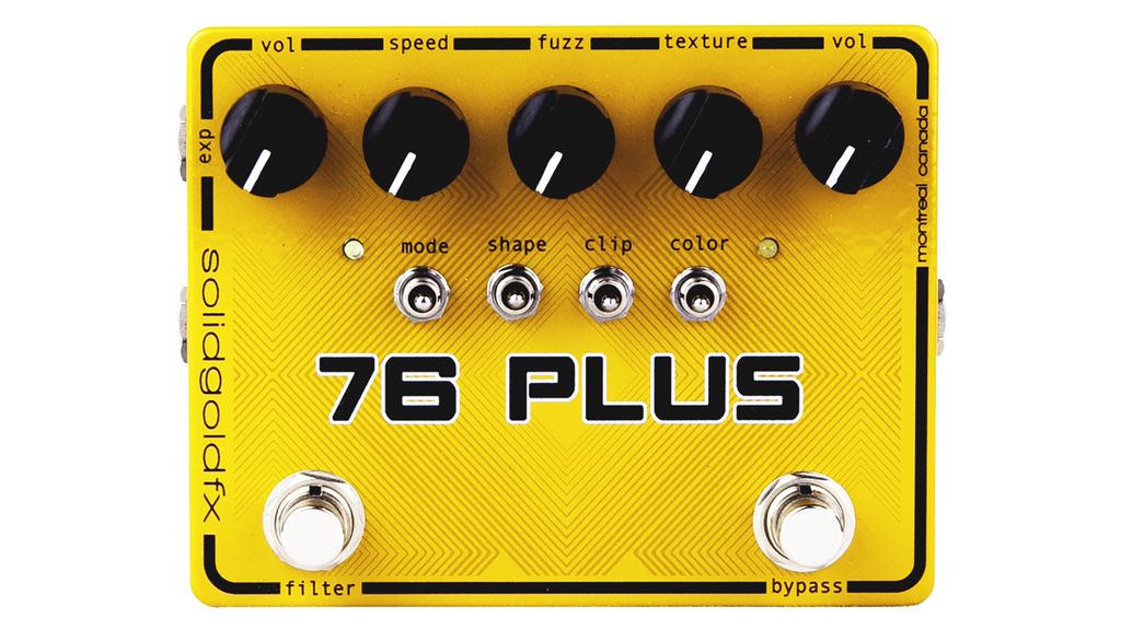 Get fuzzy and filtered with SolidGoldFX’s 76 Plus pedal Guitar World