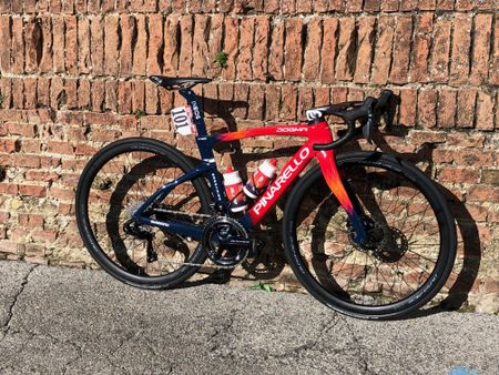 Tom Pidcock's Strade Bianche winning bike