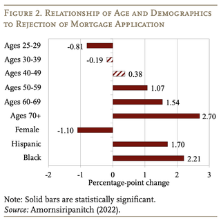 Age/Demographic Mortgage Rejection Chart