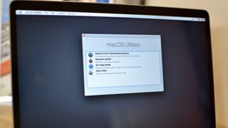 Restoring Mac from backup