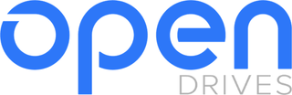 Open Drives logo with blue and gray type