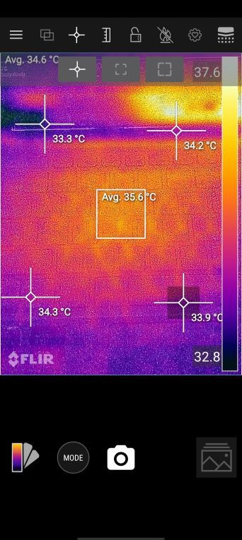 Blackview BL8800 Pro thermal imaging samples
