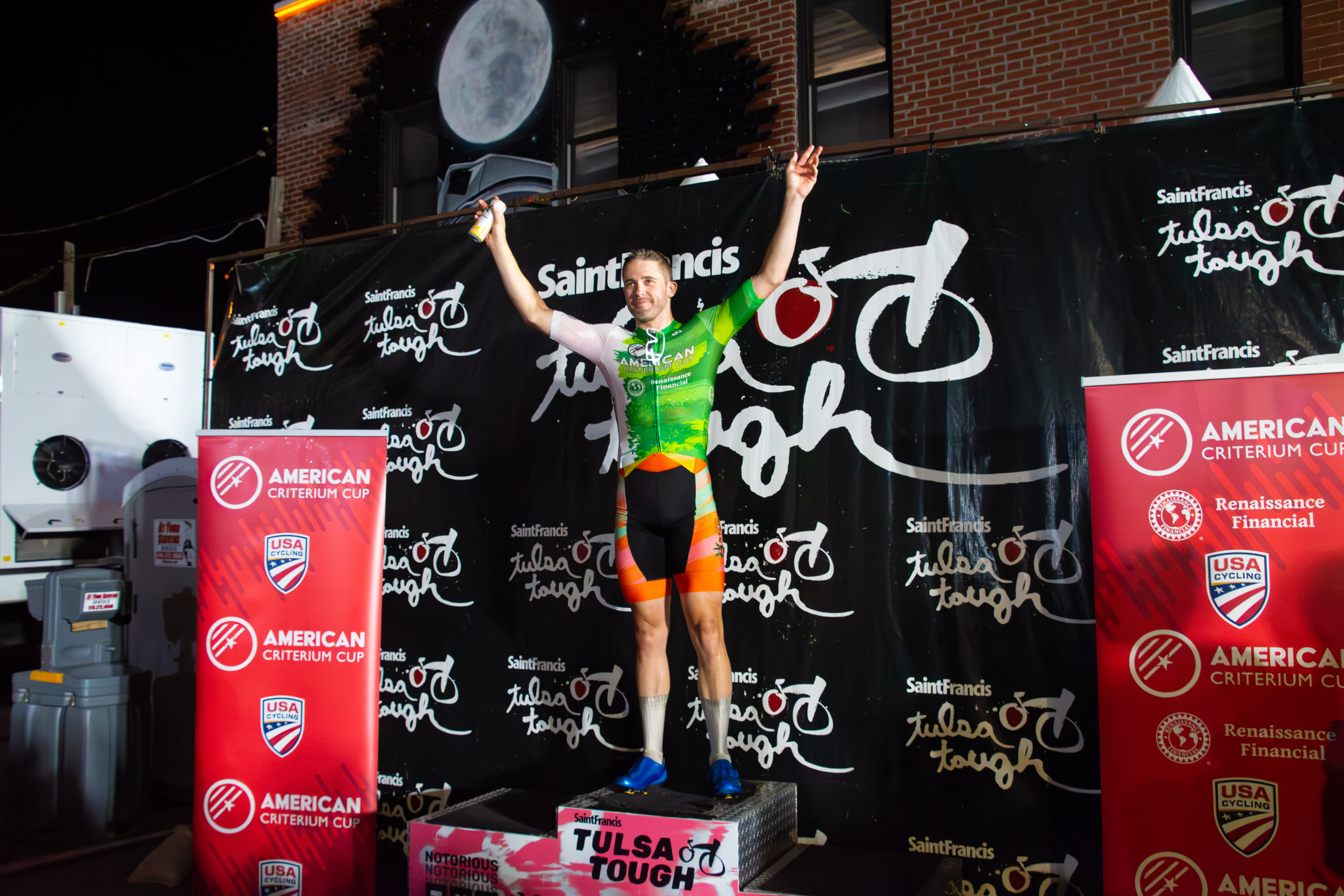 Danny Summerhill (REIGN Storm Racing) earns American Criterium Cup sprint jersey in first race of 2024 at McNellie's Group Blue Dome Criterium