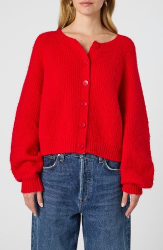 French Connection, flauschige Strickjacke