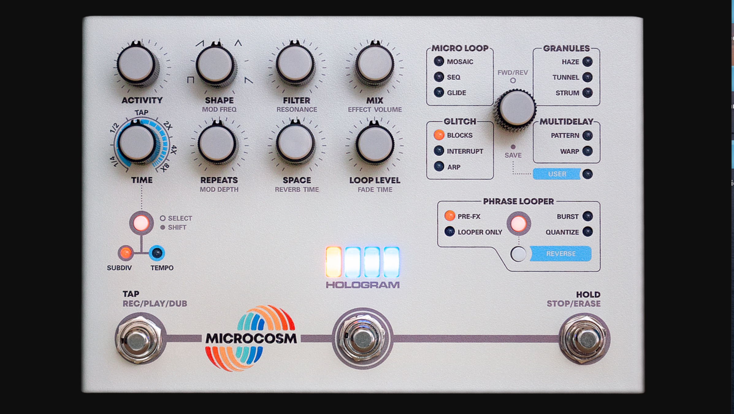 Get good and glitchy with Hologram Electronics' Microcosm granular