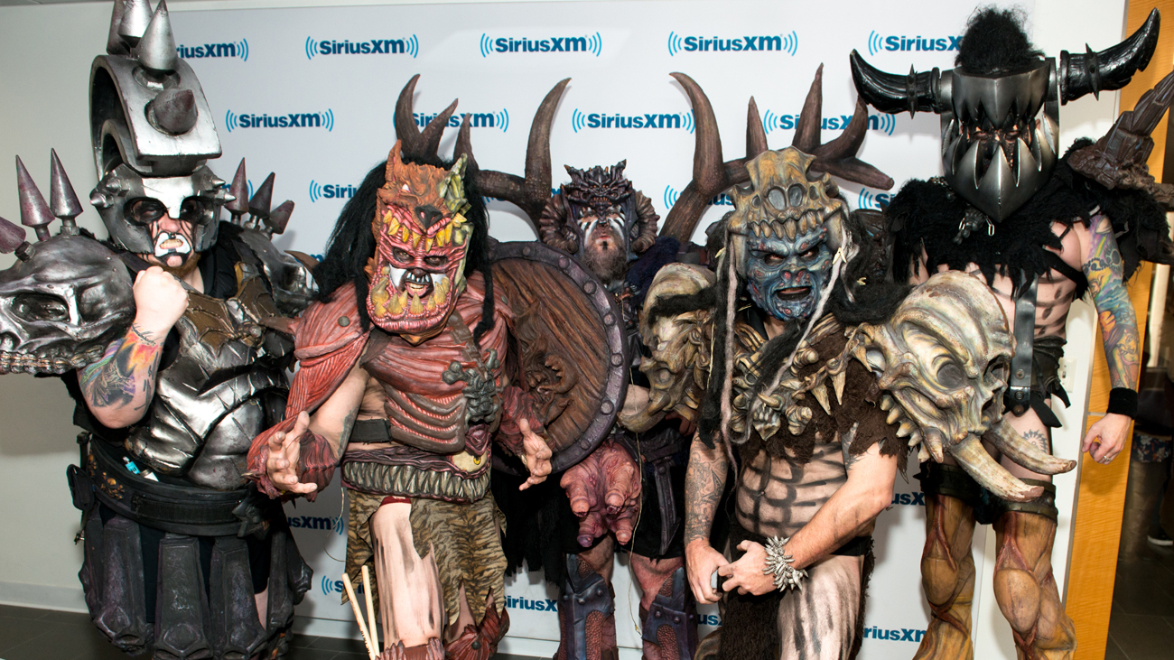 A photo of Gwar at Sirius HQ in New York