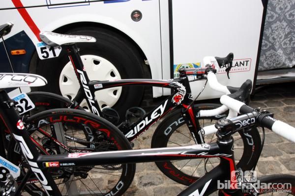 Once again, Andre Greipel (Lotto-Belisol) sports a custom paint scheme paying homage to his nickname.