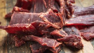 Beef Jerky close up