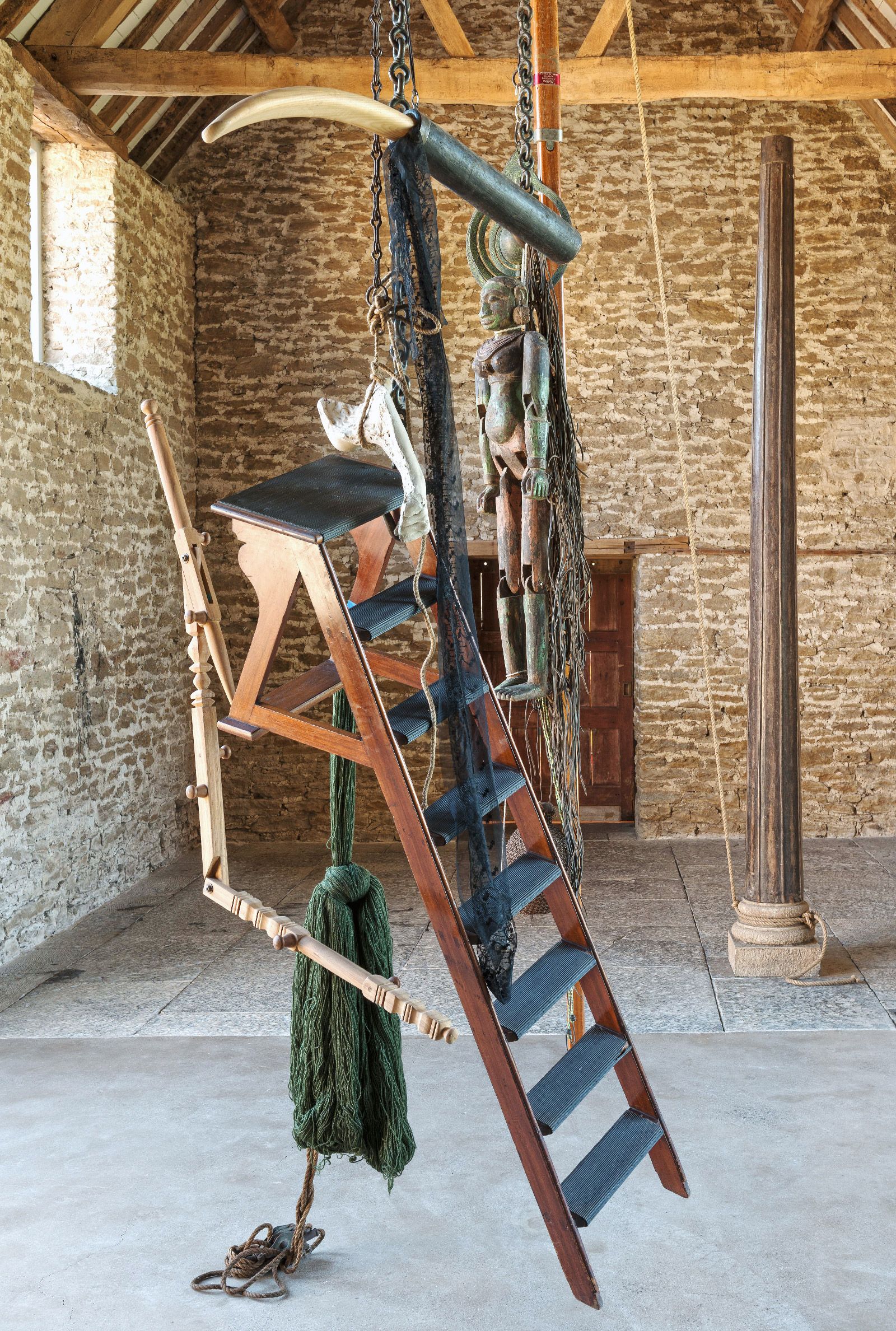 Installation view of ‘Bharti Kher. A Wonderful Anarchy’ at Hauser & Wirth Somerset