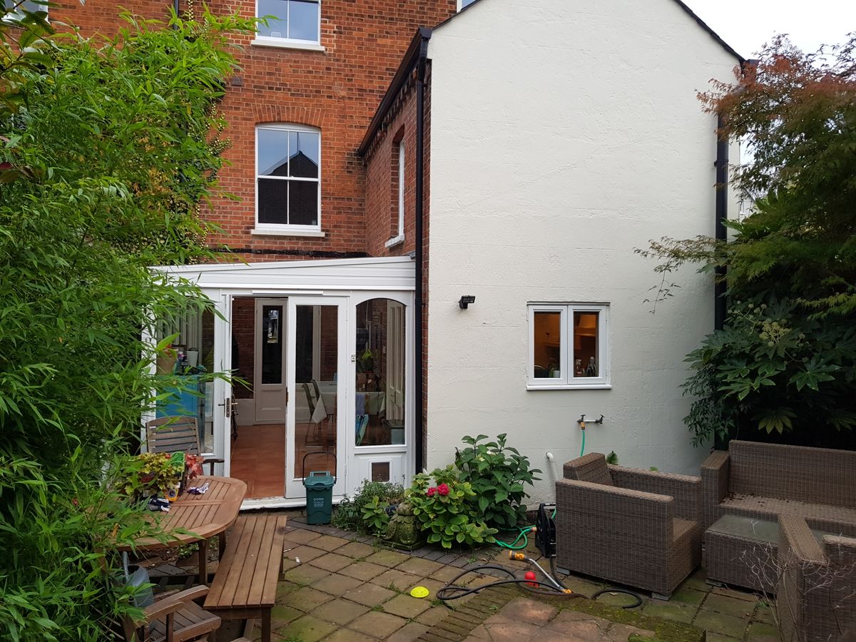 house before kitchen basement extension with conservatory