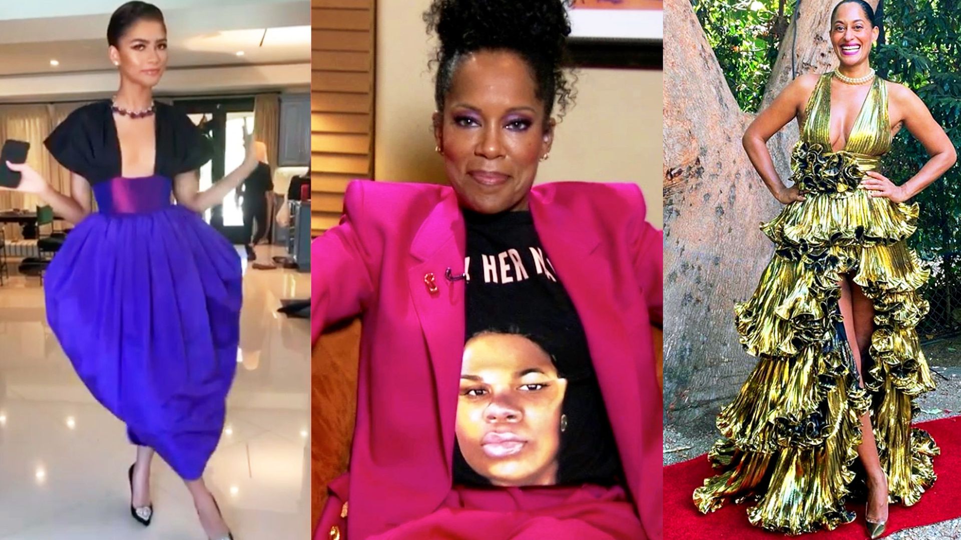 Emmys 2020 Best Dressed Celebrities Emmy Awards Red Carpet Looks