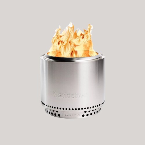 Solo Stove Bonfire 2.0 Stainless Steel Portable Smokeless Firepit & Stand