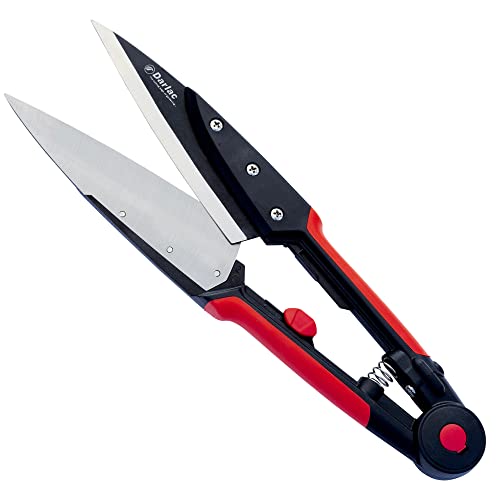 Darlac Expert Topiary Shear - Lightweight &amp;amp; Razor Sharp - Ultra-Smooth Cutting Action Ideal for Topiary Shaping, Dwarf Hedging, Trimming Heather, Herbs and Grass Edging - Sk5 High Carbon Steel Blade