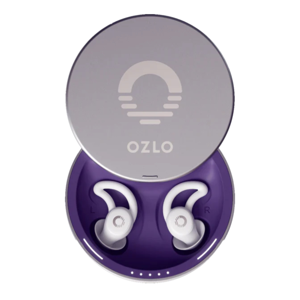 The Ozlo Sleepbuds product render against a white background.