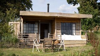 Grand Designs Somerset revisit Ed's new rentable cabin